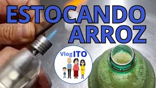 Como estocar Arroz em Garrafa PET VlogITO faz assim [upl. by Westland]