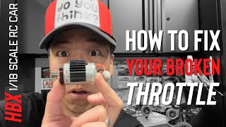 How To Fix Your Broken Throttle  Haiboxing 118 scale rc car [upl. by Paton]