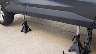 Husky 2 Ton Steel Car Jack Stands [upl. by Nnyw793]