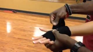 Boxing wrap tutorial 108 inch wraps [upl. by Elbys]