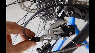 How to Adjust a Rear Derailleur [upl. by Leaffar731]