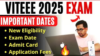 VITEEE 2025 Registration Date Application Form Exam Date Eligibility amp Fees  GyanRoof [upl. by Porcia61]