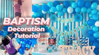 Baptism Decoration Ideas  Christening Decoration Ideas for Baby Boys  Binyag Decoration Ideas [upl. by Dagnah404]