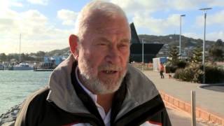 Clipper Race fleet at the start of Race 5 in Albany Western Australia [upl. by Vasos]