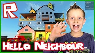 Where is This Dudes Basement  Roblox Hello Neighbor [upl. by Dodds]