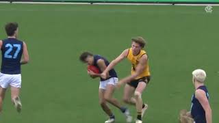 AFL Rookie Draft  Kynan Brown Highlights [upl. by Alram]