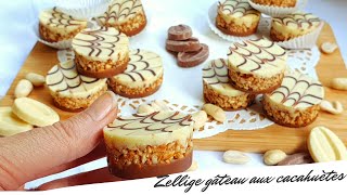 Zellige Gâteau aux cacahuètes sans cuisson [upl. by Omissam]