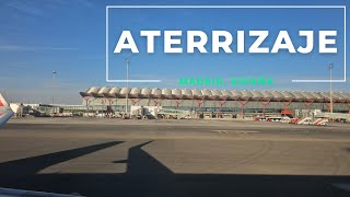 Aterrizaje completo  Aeropuerto de Madrid España  4k [upl. by Schinica923]