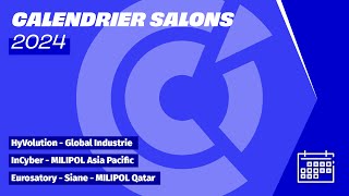 Calendrier 2024 des salons professionnels [upl. by Nela180]