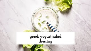 Greek Yogurt Salad Dressing [upl. by Eatnuahc]