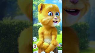 My Talking Ginger Fun funny Cat Eating shorts Video 🐈😺🐈😺🐈 shorts [upl. by Towne]