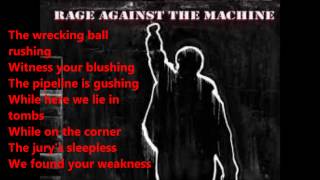 Rage Against the Machine  Testify lyrics [upl. by Nolyar]