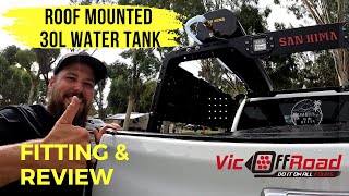 WATER TANK SHOWER INSTALL ON GWM CANNON [upl. by Nrobyalc379]