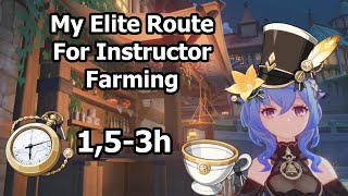 Genshin Impact Elite Farm Route Solo Artifact Focused Inazuma  Enkanomiya  Liyue  Fontaine [upl. by Nowd]