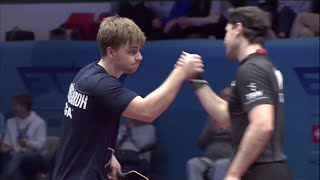 SF  Timo Boll GER vs Truls Moregard SWE  Europe Top 16 2022 [upl. by Okimik]