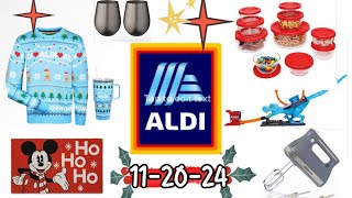 Aldi  2024 Holiday Necessities amp Aldi Swag [upl. by Swainson577]