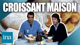 Croissants et génoise faits maison de Michel Oliver 🥐 ☕  INA Les recettes vintage [upl. by Hilleary599]