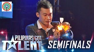 Pilipinas Got Talent Season 5 Live Semifinals Ody Sto Domingo  Close Up Magician [upl. by Four]