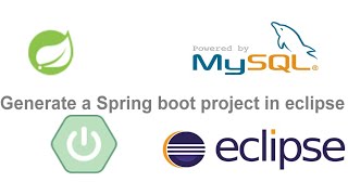 How to generate a spring boot project in eclipse [upl. by Milicent]