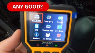 Zmoon ZM201 Professional OBD2 Scanner Review [upl. by Eimor]