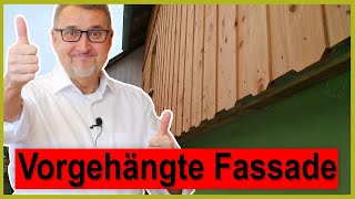 Hinterlüftete Fassade  Welche Vorteile bietet eine vorgehängten Fassade und wie kommt das [upl. by Enelcaj]