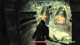 SKYRIM How Clear Saarthal Quest Commentary  Tutorial [upl. by Egiedan]