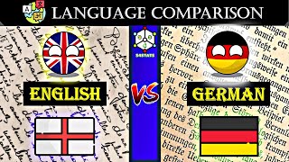 English Vs German  Language Comparison [upl. by Catt858]