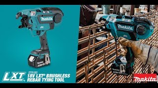 DTR180 18V LXT LithiumIon Brushless Cordless Rebar Tying Tool [upl. by Noeled974]