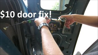 19922013 F150 Rear Door Wont Open 10 Fix Ford Door Cable Repair Kit [upl. by Eedissac914]