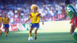 Carlos Valderrama El Pibe Goals amp Skills [upl. by Lam712]