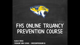 Online Truancy Prevention Course [upl. by Tap]