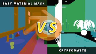 Easy Material Mask vs Cryptomatte [upl. by Azil]