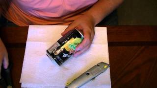 How to Cut an Aluminum Can [upl. by Carson]