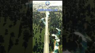 Cities Skylines 2  Realistic Owen Sound Ontario Canada City Build Overfly [upl. by Aiciram]