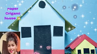 How to make Paper Origami house [upl. by Etneciv]