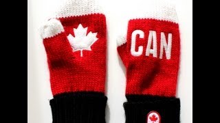 Canadian Olympic Team HBC Red Mittens Sochi 2014 [upl. by Weibel]