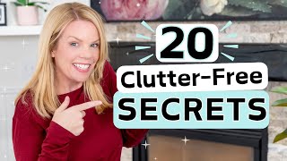 Get a ClutterFree Home  20 Things you NEED [upl. by Aiuhsoj815]