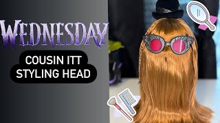 A Cousin Itt Styling head More Wednesday products unboxing and review [upl. by Ocir380]