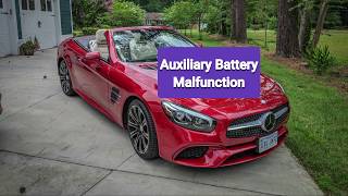 Mercedes SL Auxiliary Battery Replacement 2017 and Newer [upl. by Takken]