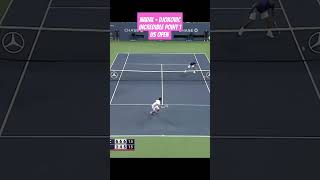 Nadal  Djokovic Incredible Point 1 US Open [upl. by Anaiad]