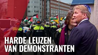 Koning opent Holocaustmuseum proPalestina leuzen duidelijk hoorbaar [upl. by Magavern]