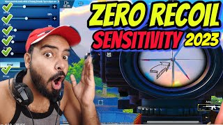 ZERO RECOIL SENSITIVITY OR BEAST SCOPE SETTING 2023 [upl. by Edsel276]