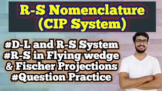 R and S ConfigurationWedge Dash Projection  Stereochemistry  Organic chemistry tricks [upl. by Soma]