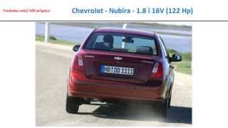 Chevrolet  Nubira  18 i 16V 122 Hp Automobile performance specs [upl. by Aniryt]