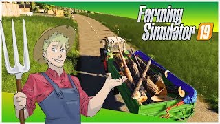 ODVOZ DREVA do PÍLY  Farming Simulator 19  18 [upl. by Keyek604]