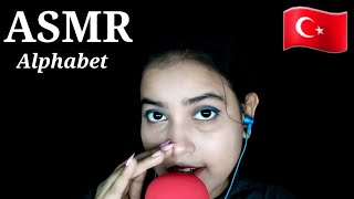 ASMR  Speaking Turkish Alphabet With Pronunciation [upl. by Ramunni7]