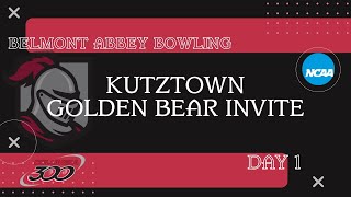 Belmont Abbey Womens Bowling  2024 NCAA Kutztown Golden Bear Invite Day 1 [upl. by Khanna976]