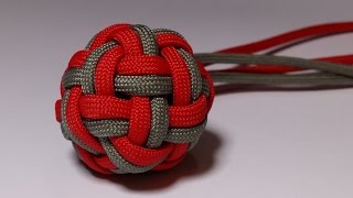 How to make a Double Globe Knot by ParacordKnots [upl. by Anyat135]