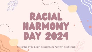 2024 Aug 16 TGIF  Racial Harmony Day Reflections [upl. by Ezequiel]