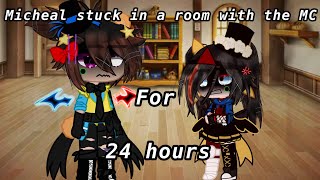 ✨Micheal stuck in a room with MC for 24hFNAF x GachaMy AUNot originalCassidy knows✨ [upl. by Alohcin129]